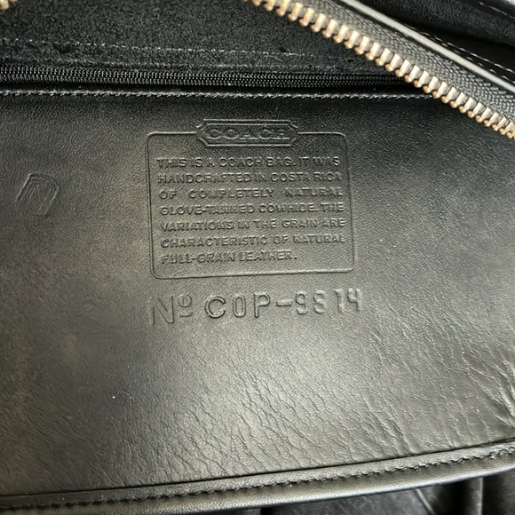 Vintage Coach Sutton Zip Bag 9814 - Picture 9 of 10